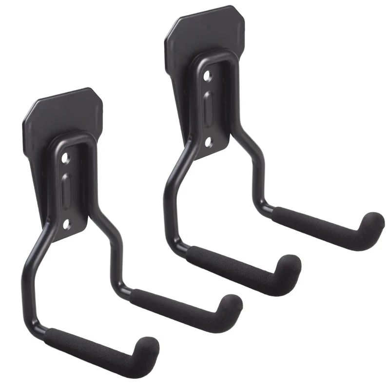 Maclean Wall Mount for the Garage, for tires, gardening tools, ladders, and garden hoses, max. 35 kg, MC-439, 2 pieces