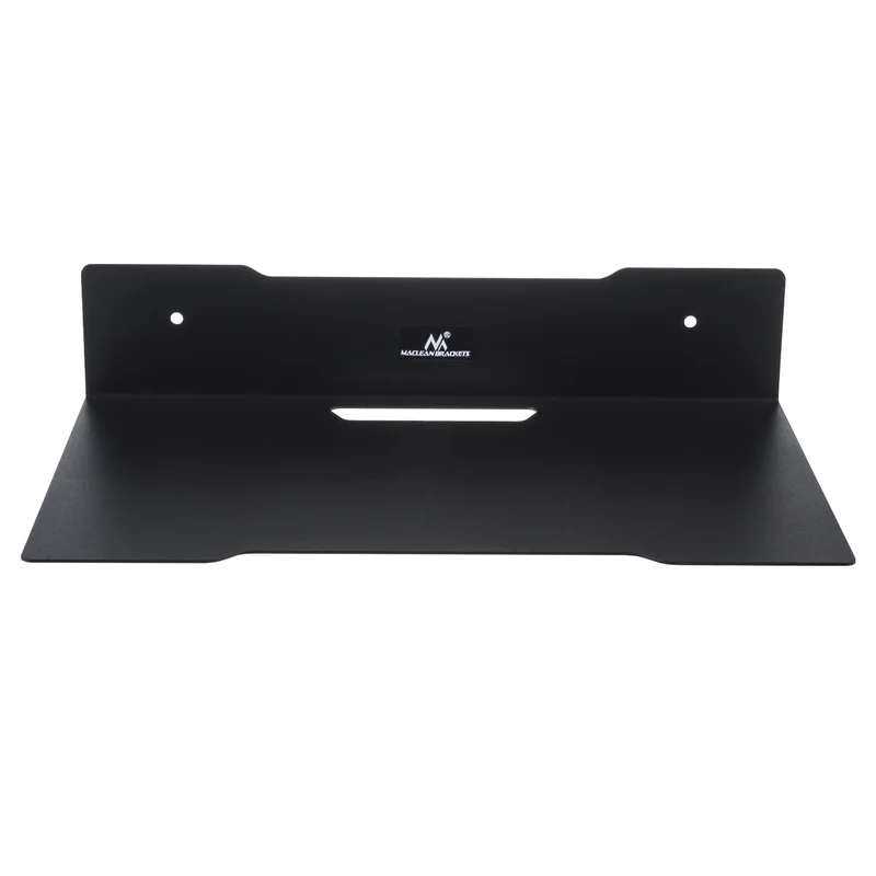 Maclean decoder wall shelf, single, max. 5kg, steel, MC-122