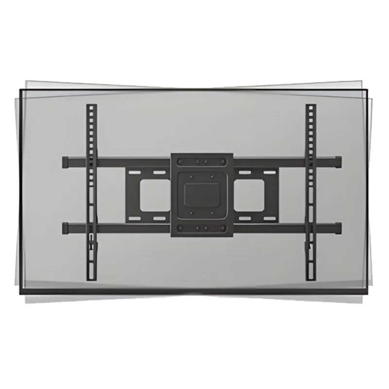 Maclean TV Mount, max VESA 600x400, 32-85", 60kg, horizontal and vertical angle adjustment, profile 65-390mm, black, MC-789
