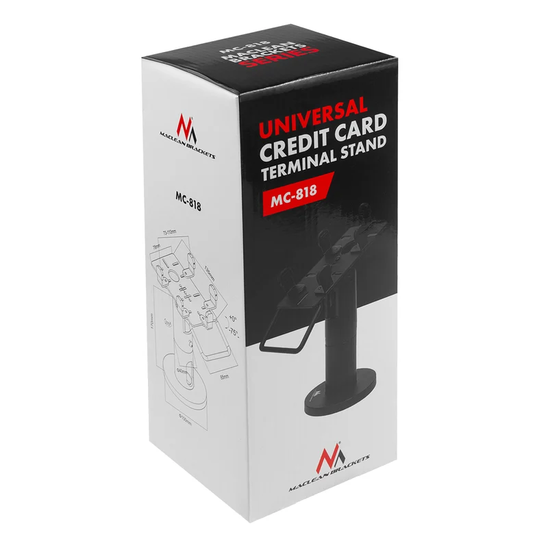 Maclean payment terminal holder, POS, universal, MC-818