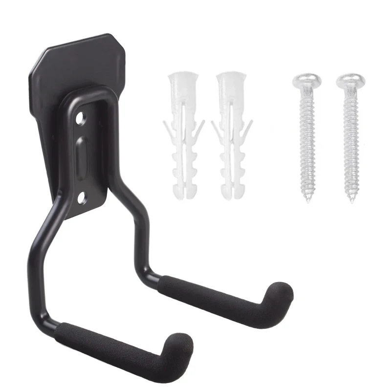 Maclean MC-439 Steel Garage Wall Bracket Hook Rack for Tires Tools Ladder Hoses max 35kg Wall Hanger Storage Utility Workshop