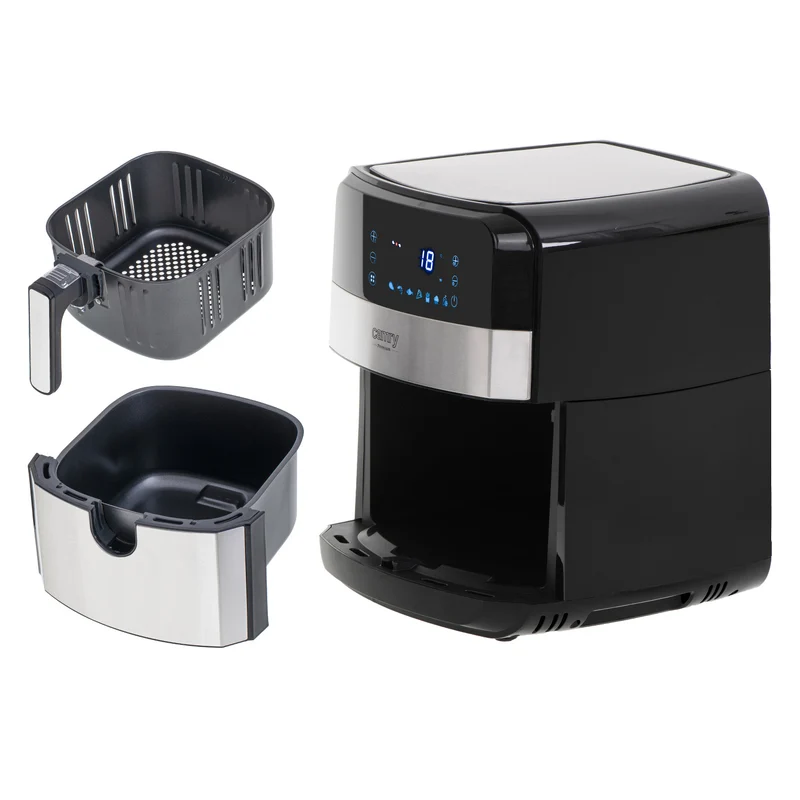 Oil-free fryer, 9 programs, 5.0 L, Airfryer, Camry CR 6311 + paper inserts for fryer, 16 cm, biodegradable, 100 pieces