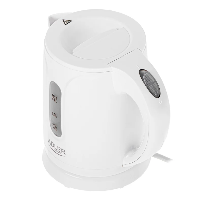 Adler cordless electric kettle, capacity 0.8L, power 850W, AD1371