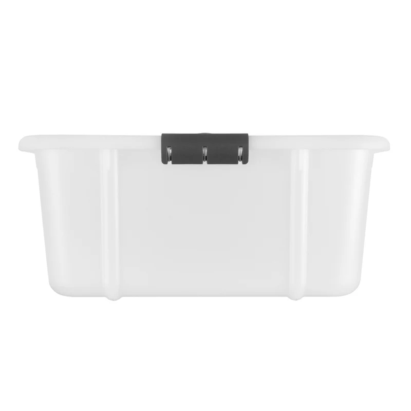 BranQ Velur 29L storage container with lid and wheels