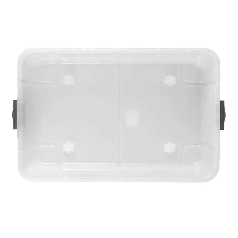 BranQ Velur 29L storage container with lid and wheels
