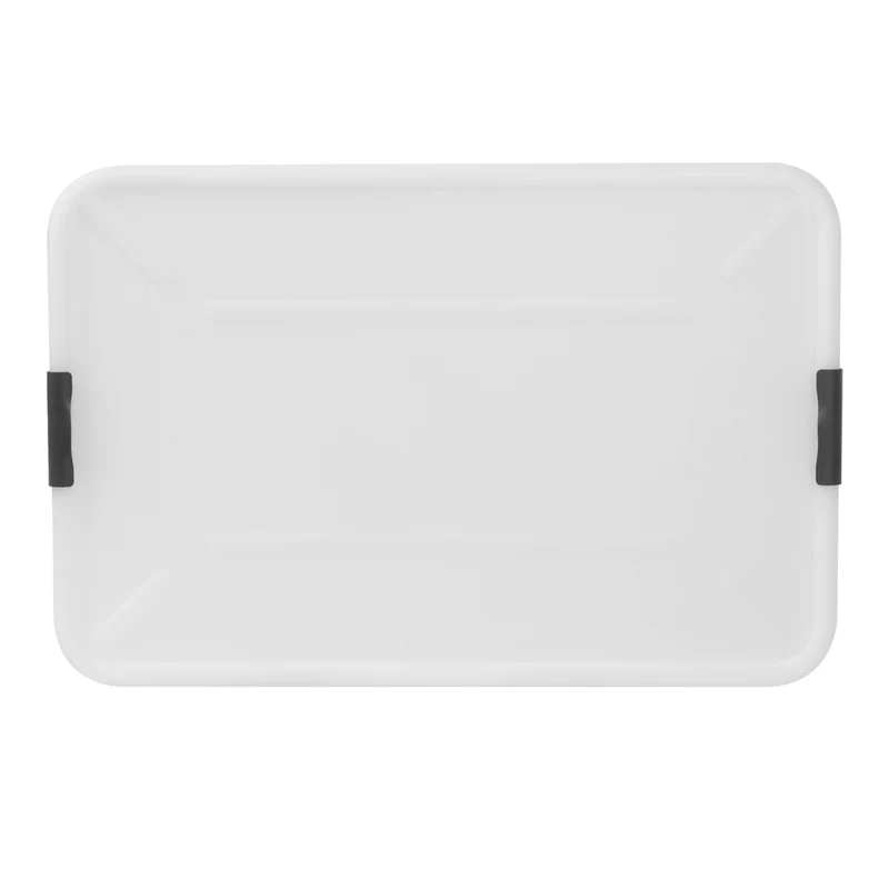 BranQ Velur 29L storage container with lid and wheels