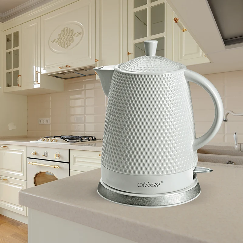 Maestro MR069 Ceramic Kettle 1.5l Electric Jug 1200W EU Plug