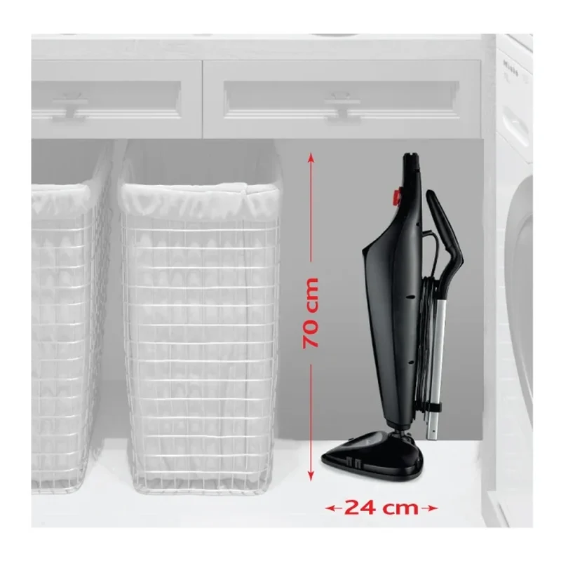 Vileda Steam Plus Compact steam mop, 1550 W, 400 ml tank capacity, 2 refills,