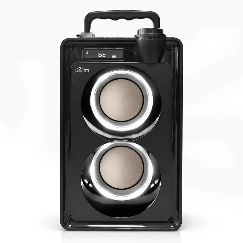 OVERBOX MT3186 Portable Bluetooth Speaker, FM Radio, SD Card and USB Support, 30W RMS Power, Mediatech