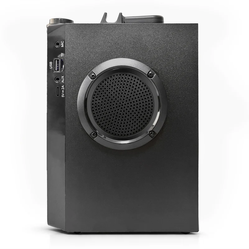 OVERBOX MT3186 Portable Bluetooth Speaker, FM Radio, SD Card and USB Support, 30W RMS Power, Mediatech