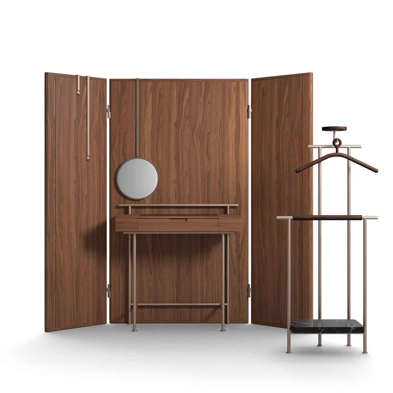 Wood Clothes Stand STAY, designed by Neri & Hu for Cassina