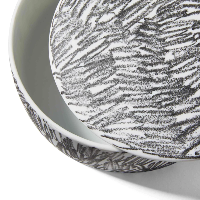 Porcelain Round Box Vase POST SCRIPTUM, designed by Formafantasma for Cassina