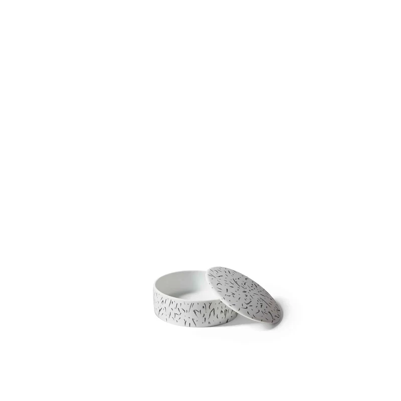 Porcelain Round Box Vase POST SCRIPTUM, designed by Formafantasma for Cassina