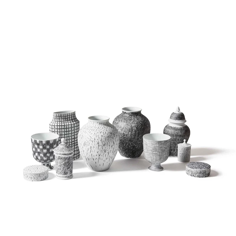 Porcelain Cachepot Vase POST SCRIPTUM, designed by Formafantasma for Cassina