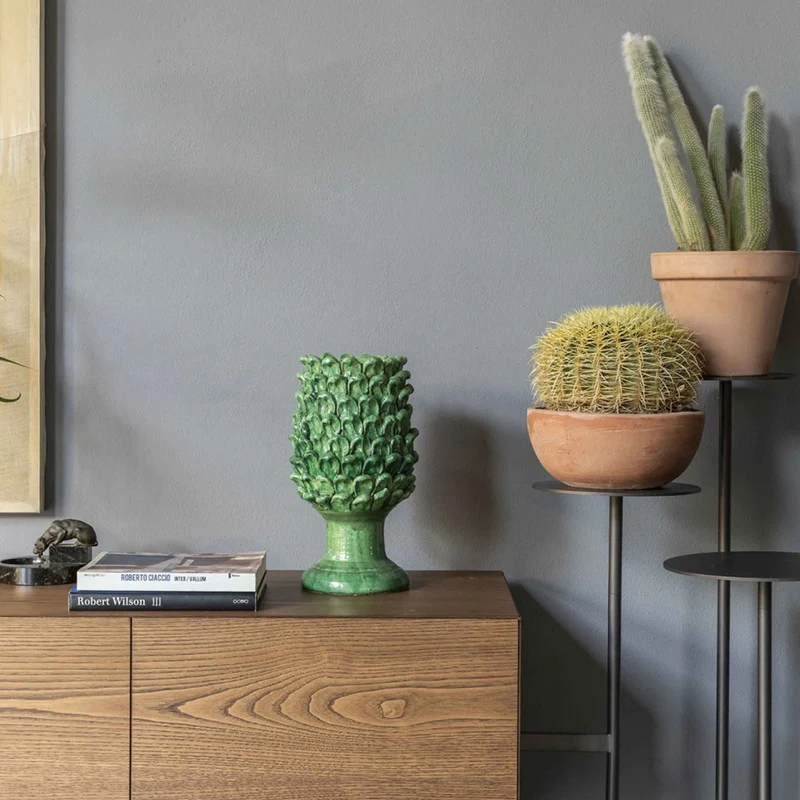 Oak Plated Cabinet IKEBANA CREDENZA by Uto Balmoral for Mogg