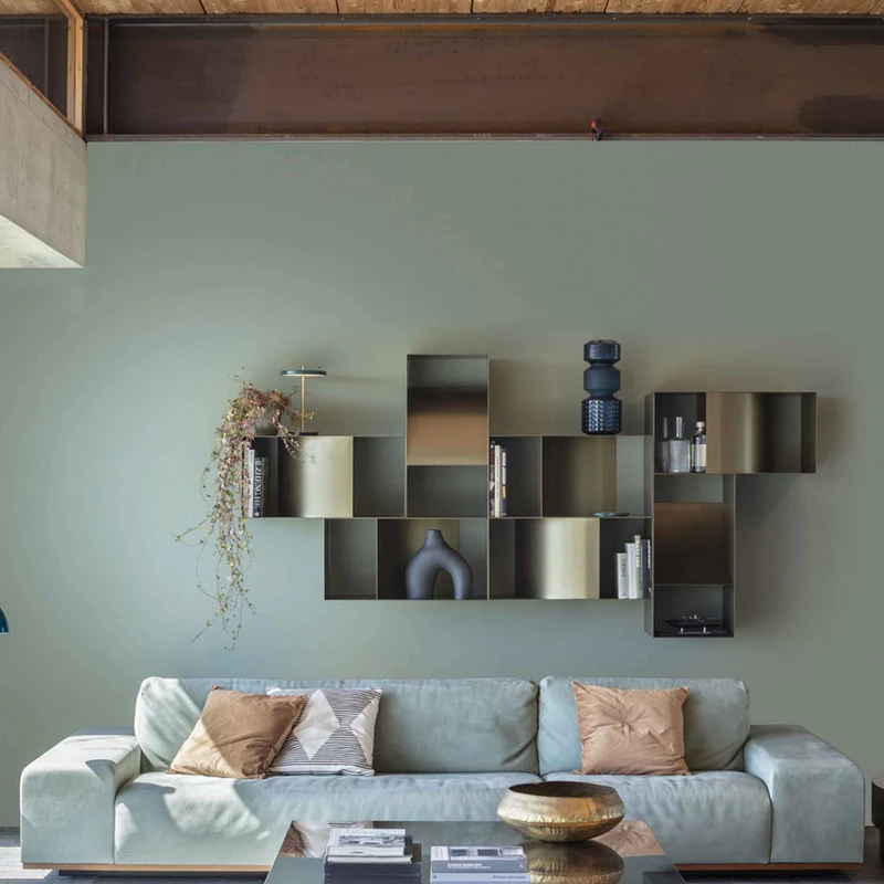 Wall-Mounted Metal Storage Unit JUDD PENSILE by Alessandro Di Prisco for Mogg