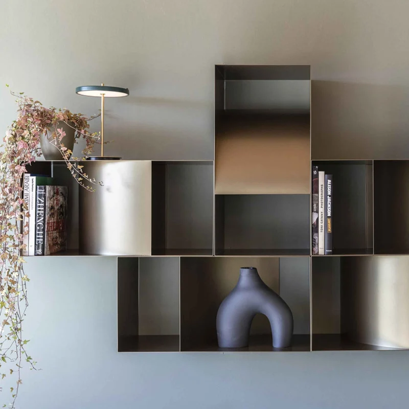 Wall-Mounted Metal Storage Unit JUDD PENSILE by Alessandro Di Prisco for Mogg