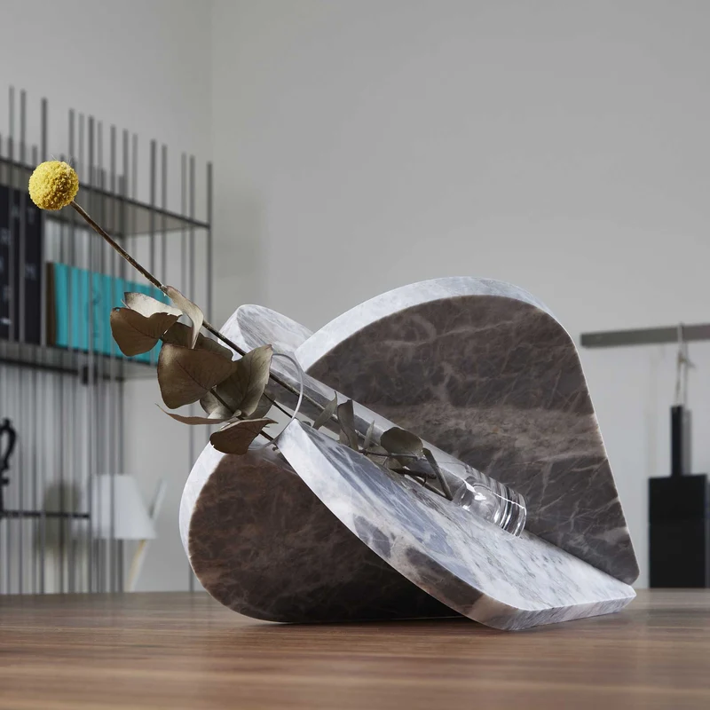 Marble Vase DROP by Alessandra Grasso for Kimano