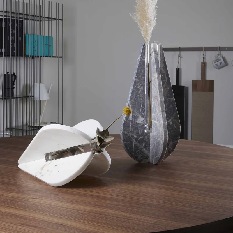 Marble Vase DROP by Alessandra Grasso for Kimano