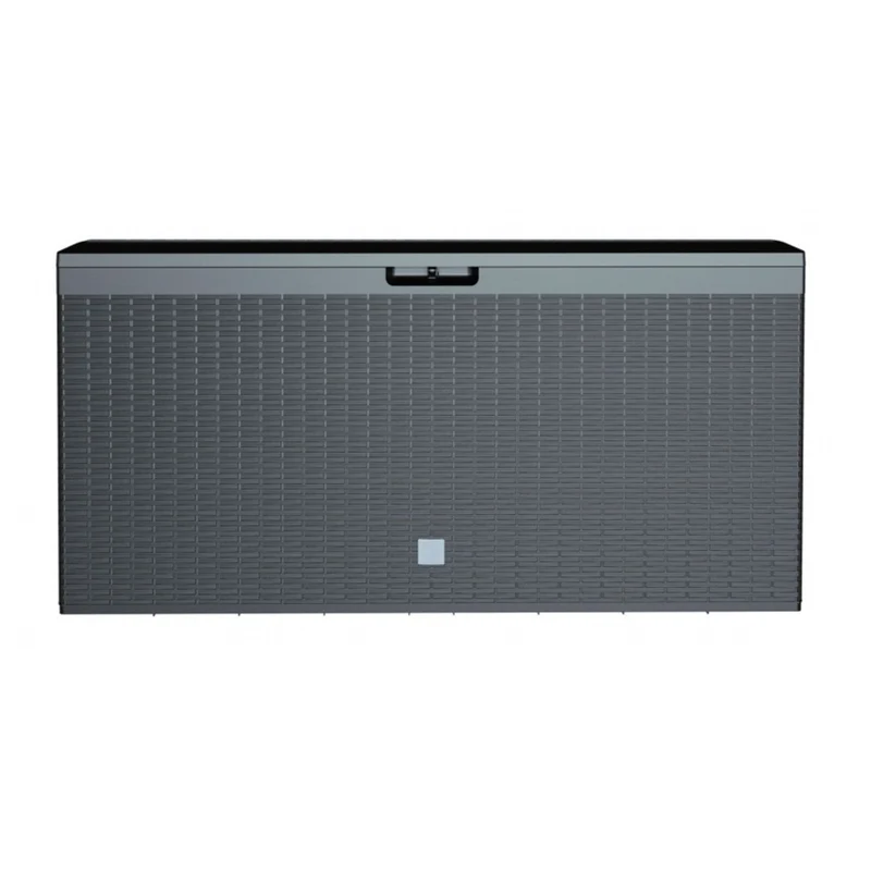 Prosperplast Rato Plus 290L Garden Box and Seat 2in1 Anthracite & Brown