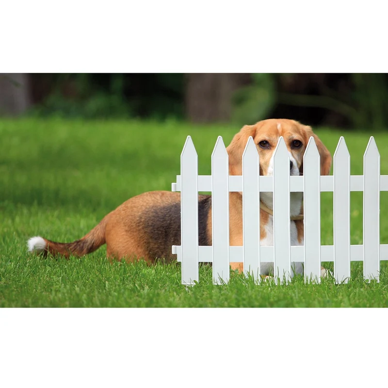 Prosperplast IP£SU-S449 Garden Fence Garden Classic White