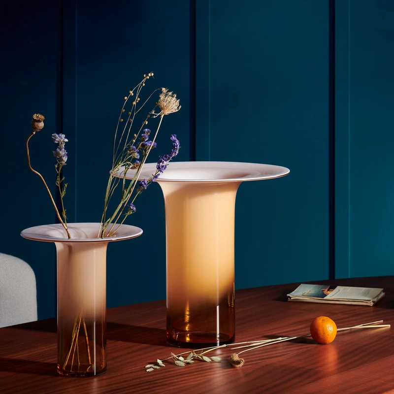 Blown Venetian Glass Vase SILVAN, designed by Cassina