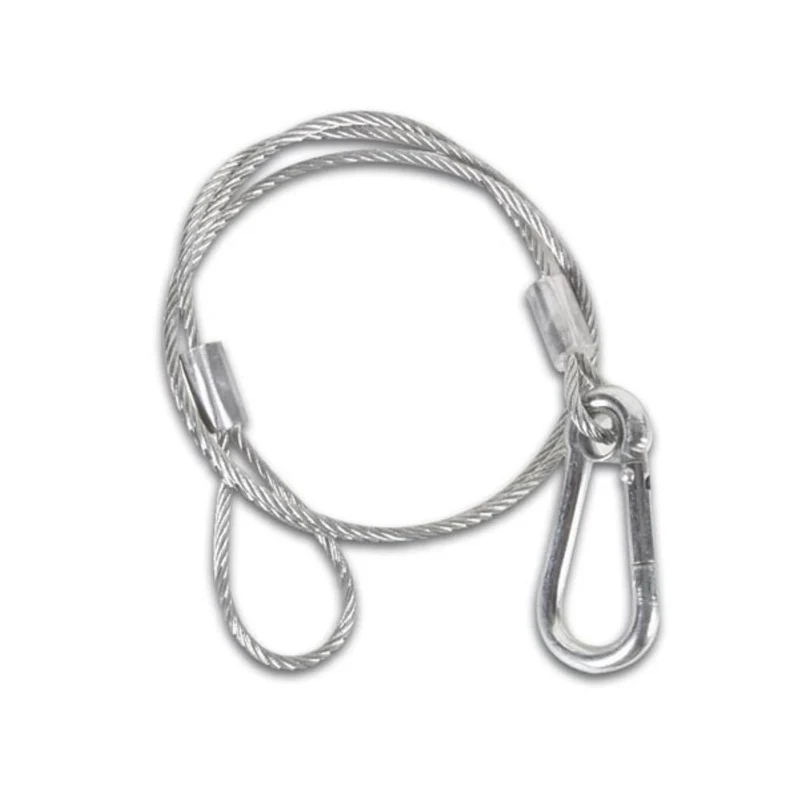 Steel safety cable with PVC-covered sheath for protection of bicycles