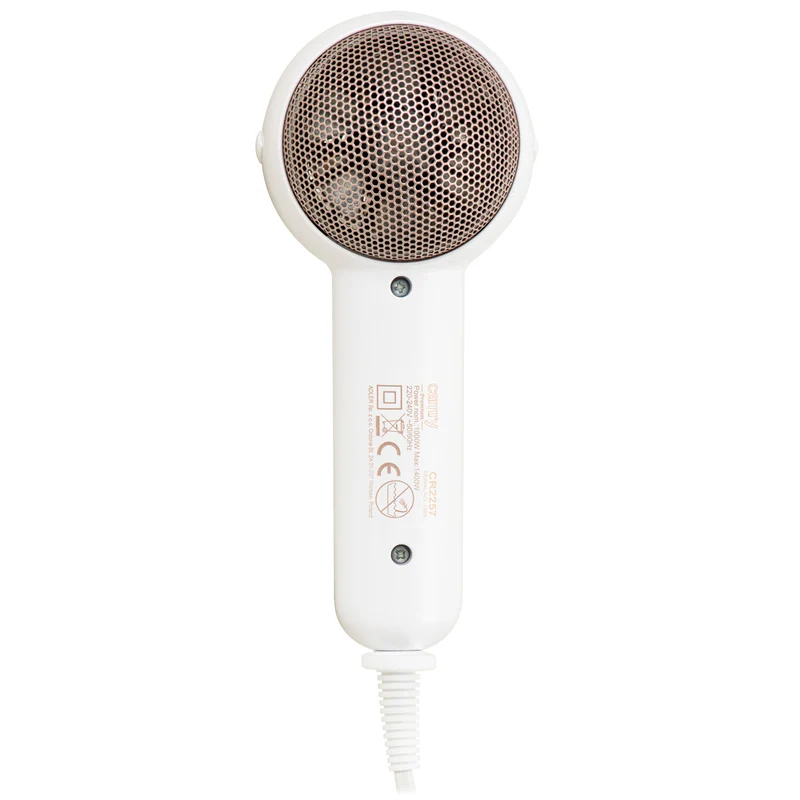 Camry CR 2257 Travel Hair Dryer 2 Power Levels lightweight Tourist Handy 1400W