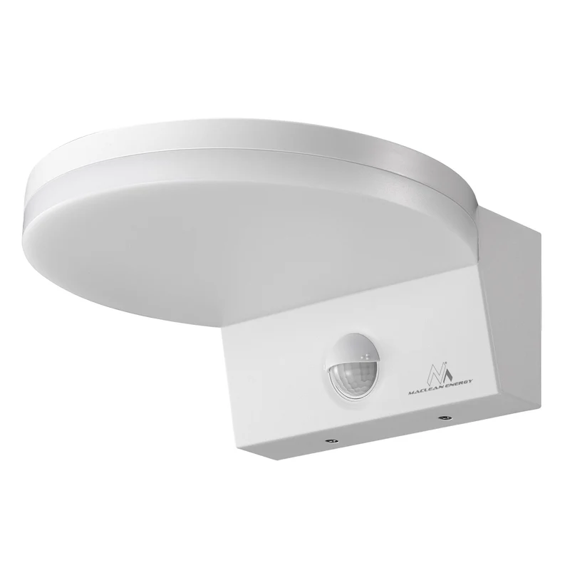 Maclean LED Light with Motion Sensor, PIR Motion Sensor, White, 15W, IP65, 1560 lm, Neutral White (4000K) MCE344 W, 2 pieces