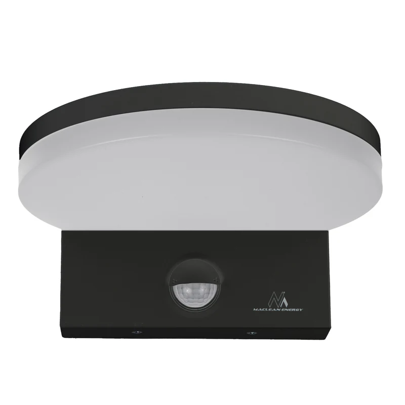 Maclean LED Light with Motion Sensor, PIR Motion Sensor, Black, 15W, IP65, 1560 lm, Neutral White (4000K) MCE344 B, 2 pieces