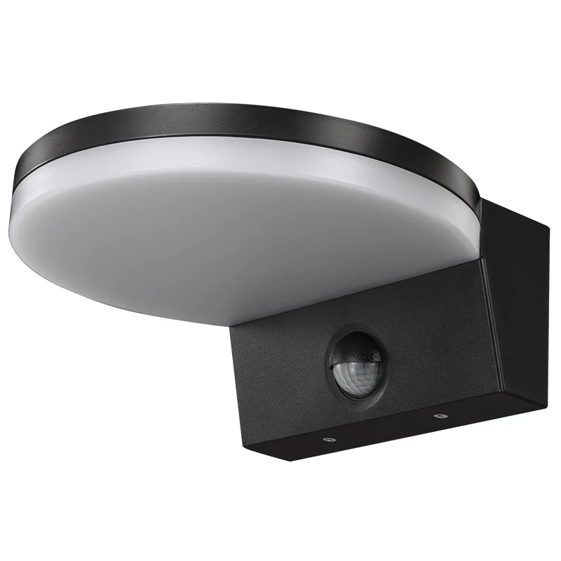 Maclean LED Light with Motion Sensor, PIR Motion Sensor, Black, 15W, IP65, 1560 lm, Neutral White (4000K) MCE344 B, 2 pieces
