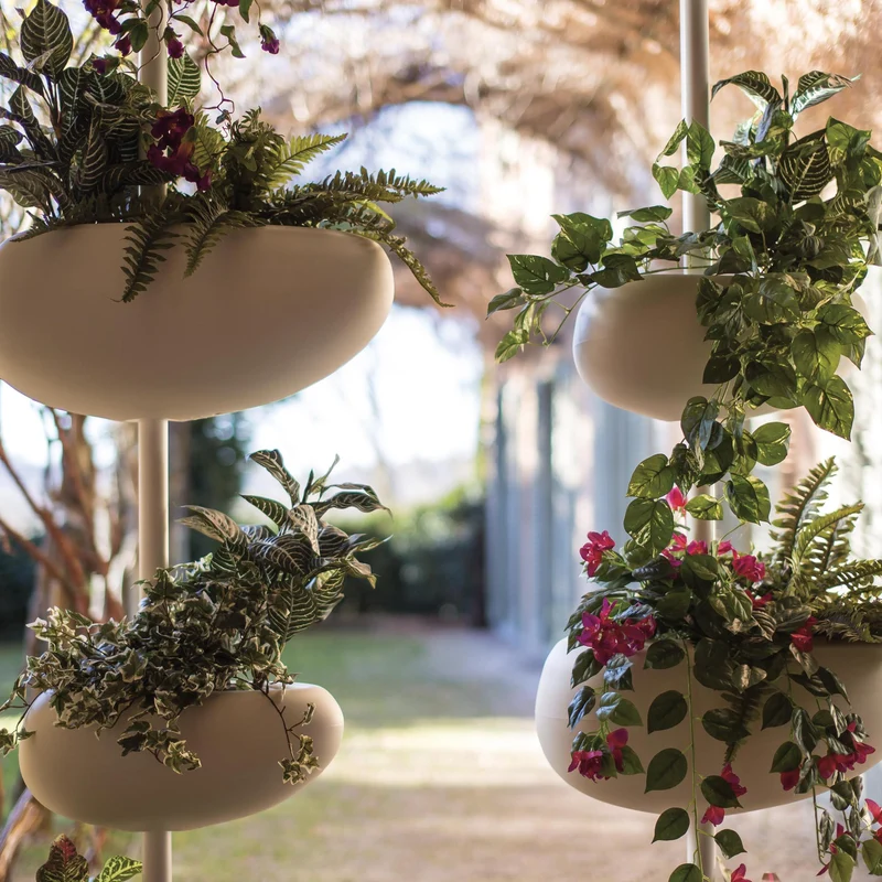 Outdoor Vertical Wall Vases GREENPILLS by ZPZ Partners for Serralunga