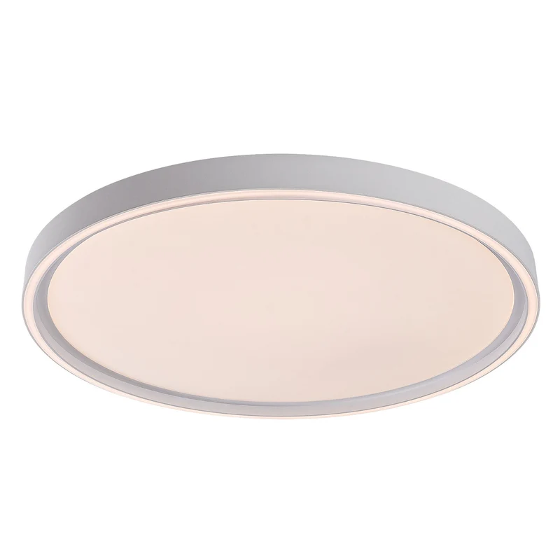 Rabalux Zerina Ceiling Light, 54W, IP40, white, 3000–6500 K, memory function, with remote control, timer function, night light effect, 75087