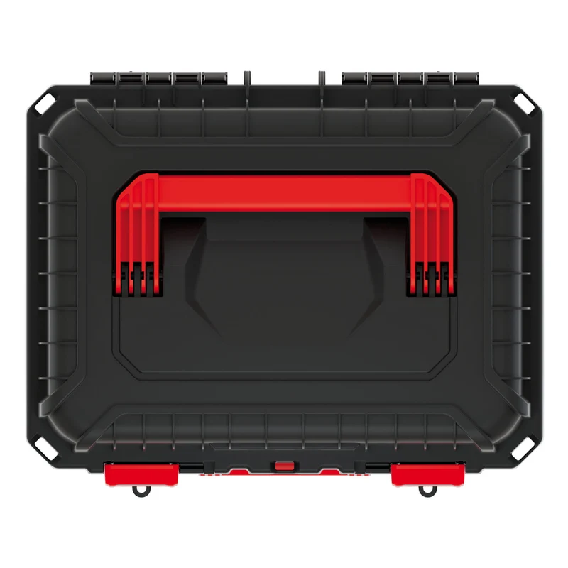 Kistenberg Heavy 45 KHV45P Tool Case Box Carrier with Foam Liner for Power Tools Wrokshop Ergonomic Handle Extremely Sturdy Polymer Blend