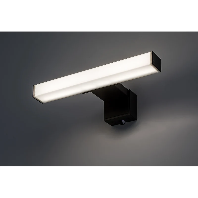 Rabalux Oliro LED 4W Black Bathroom Light, IP44, 4000 K, 75050