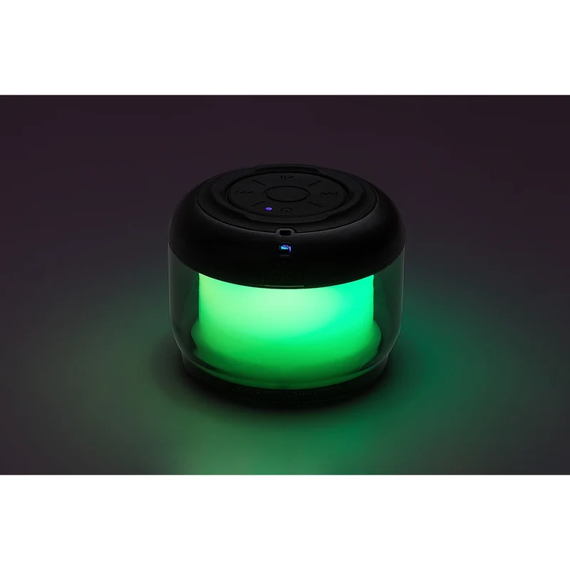 Rabalux Radelia Desk Lamp, Bluetooth Speaker, RGB, Black, IP20, Rechargeable Battery, 76110