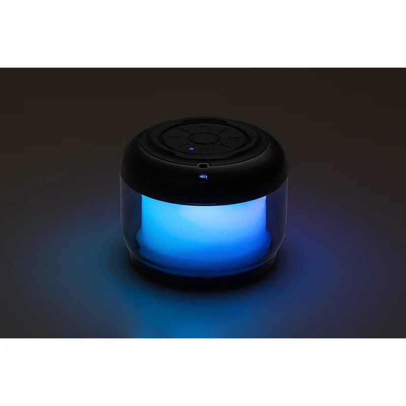 Rabalux Radelia Desk Lamp, Bluetooth Speaker, RGB, Black, IP20, Rechargeable Battery, 76110