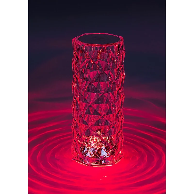 Rabaux decorative lamp, crystal, 1.5W LED, RGB, Siggy