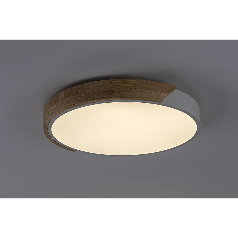 Rabalux Maple2 LED Ceiling Light, 24W, IP20, Matte White, 3000 K, 71417
