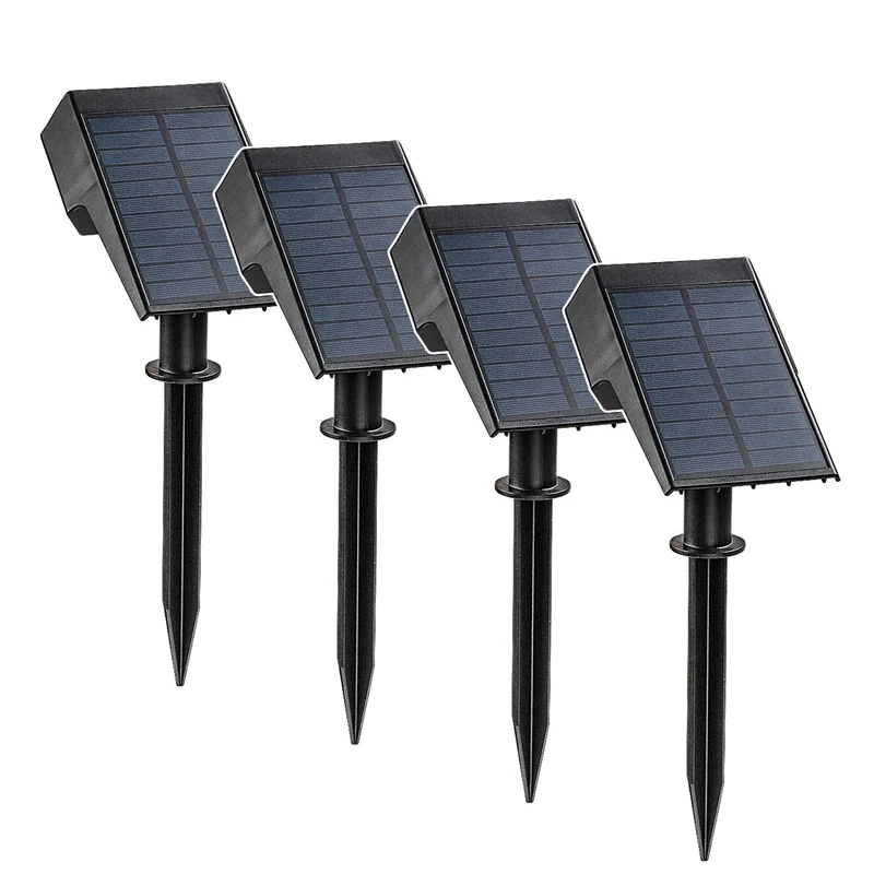 Rabalux Nantes Solar Light, 50 LM IP65, Black, 0.5W LED, 77088, 4 pieces