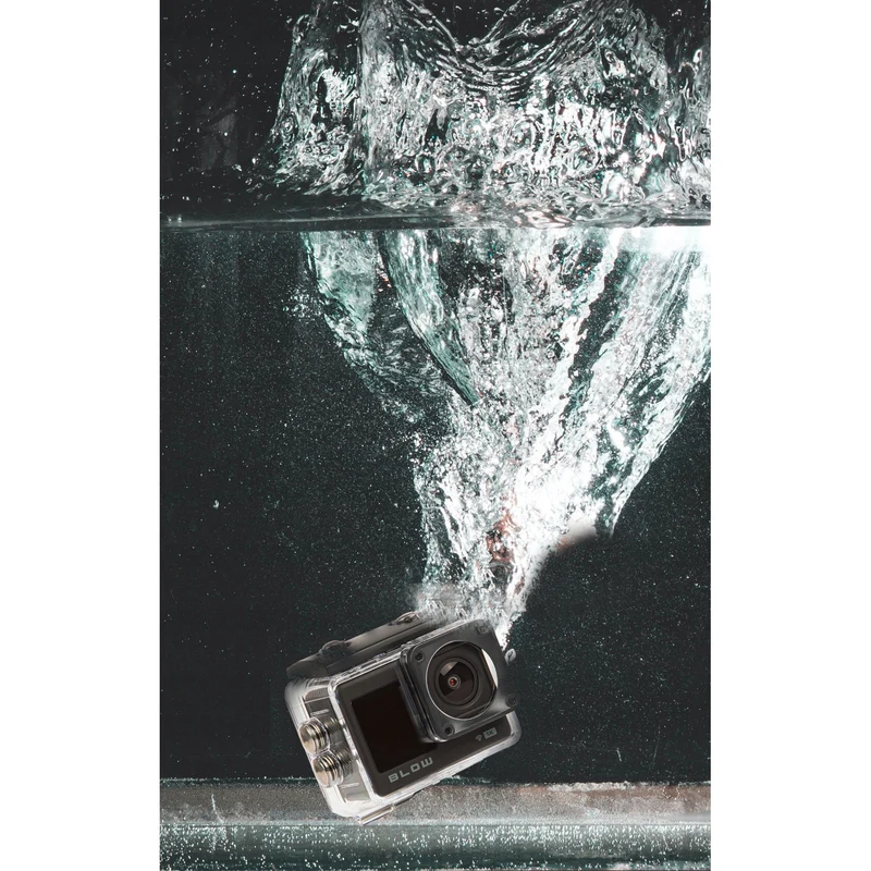 Pro4U 5K Blow Action Camera, 5K Ultra HD quality, 20 megapixels, 160° wide-angle lens, waterproof, remote control, 78-568#