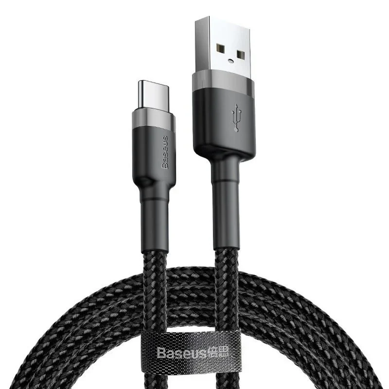 USB A plug - USB-C plug cable 1m CATKLF-BG1 black Baseus