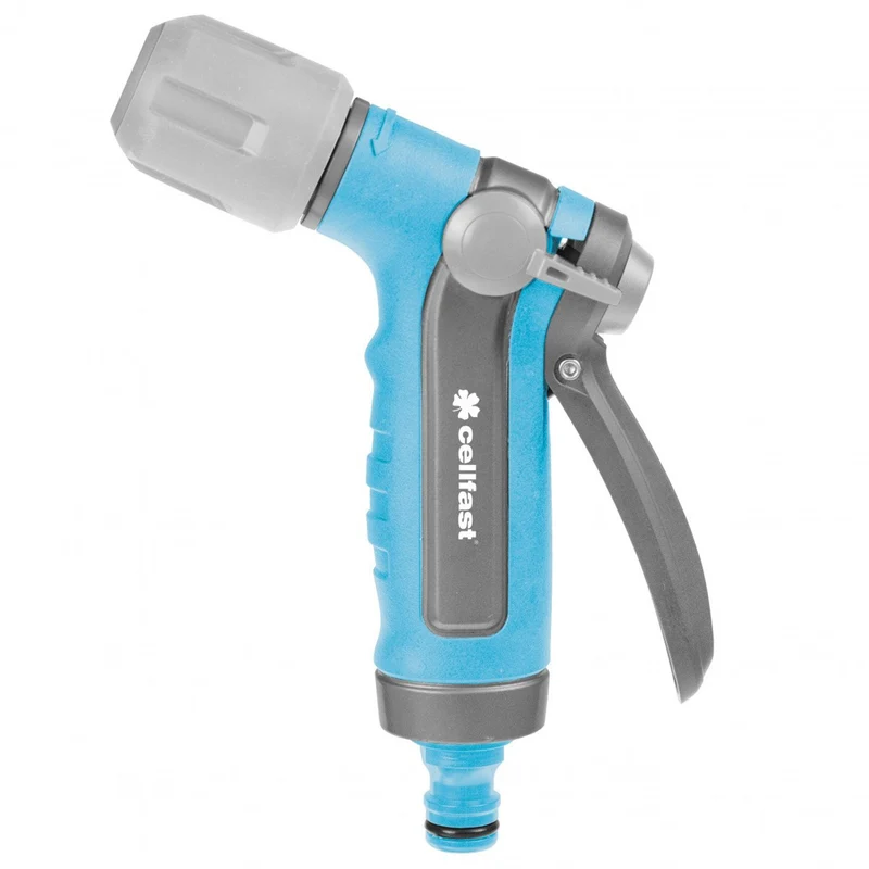 Cellfast Pulse Gun Sprinkler with 2 Patterns Garden Sprayer Hand Shower Spray Nozzle Pressure Regulation