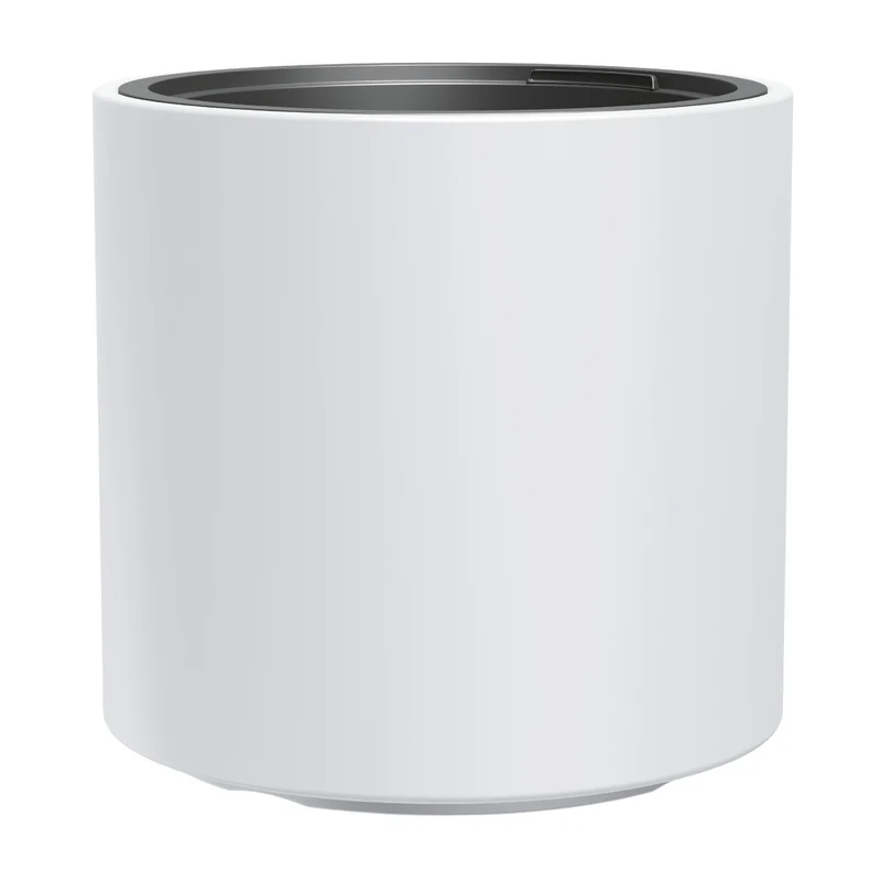 Prosperplast flowerpot, with insert, frostproof, height 38cm, white, Heos