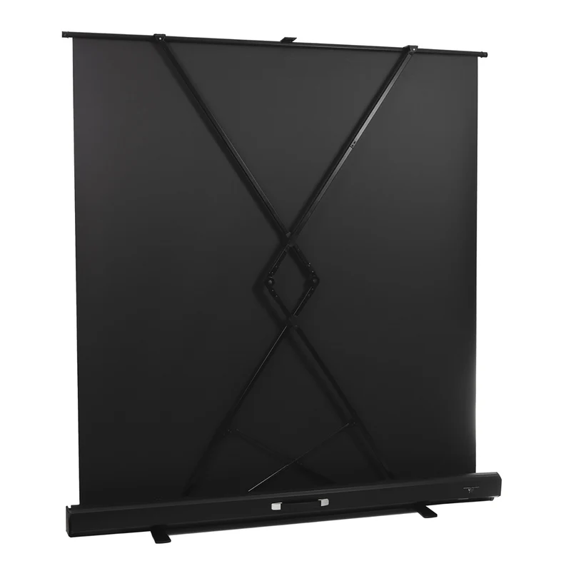 Maclean portable projection screen, compact, floor, 66", 16:9, MC-210