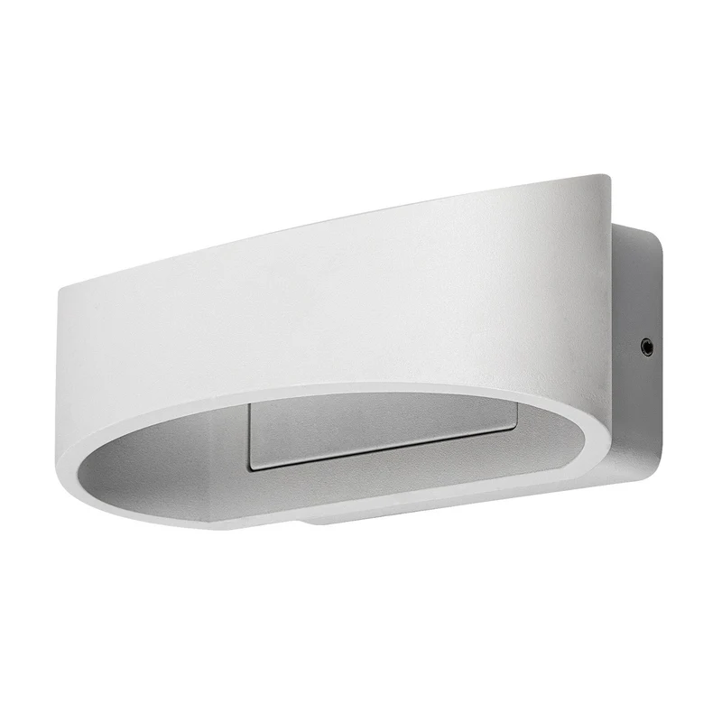 Rabalux Gerla Outdoor Wall Sconce, White, 9W LED, IP54, 3000 K, 77178