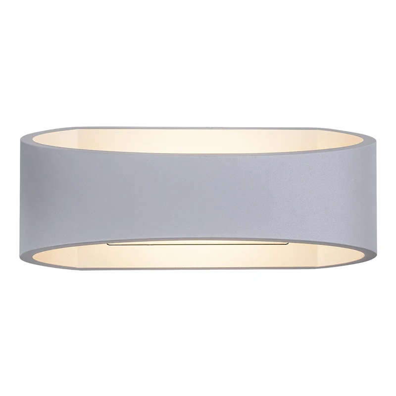 Rabalux Gerla Outdoor Wall Sconce, White, 9W LED, IP54, 3000 K, 77178