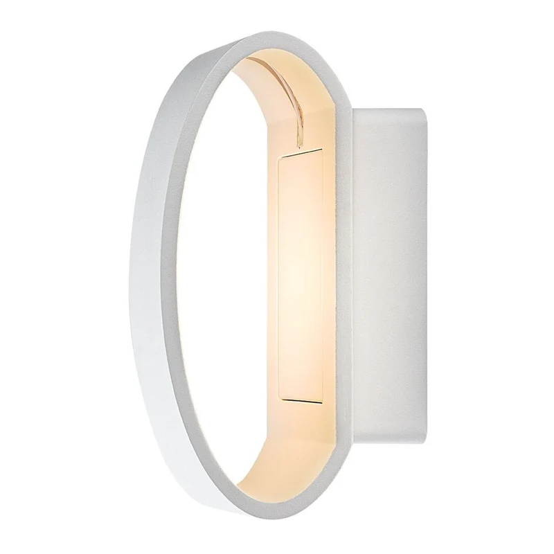 Rabalux Gerla Outdoor Wall Sconce, White, 9W LED, IP54, 3000 K, 77178