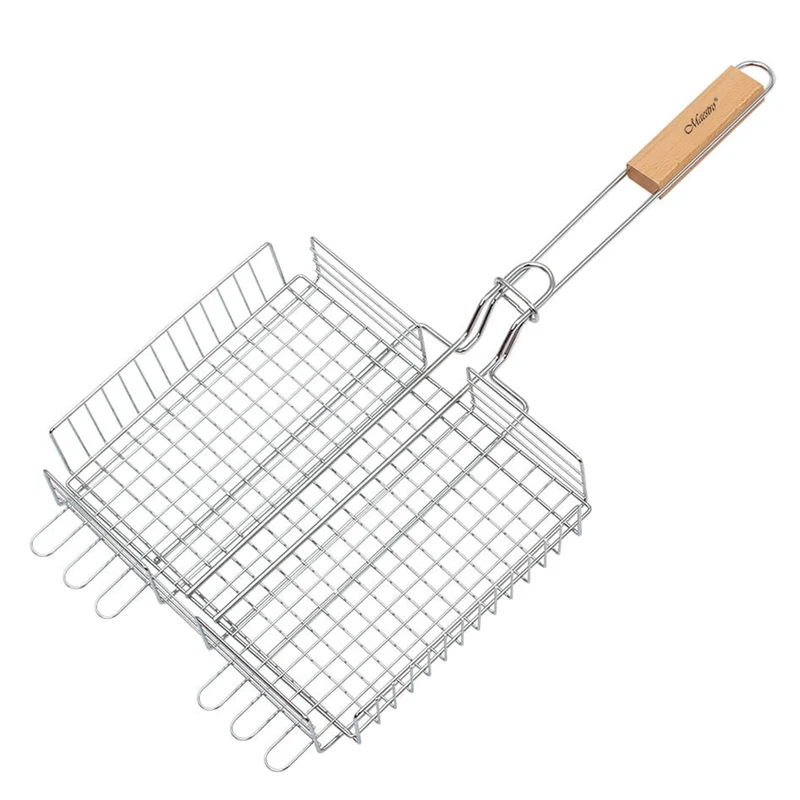 Maestro MR-1004 BBQ Cooking Grate Portable Grilling Basket 25x30cm