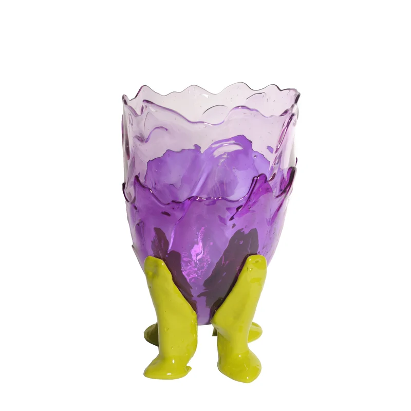 Resin Vase CLEAR EXTRACOLOUR Purple by Gaetano Pesce for Fish Design